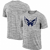Washington Capitals 2018 Heathered Black Sideline Legend Velocity Travel Performance T-Shirt,baseball caps,new era cap wholesale,wholesale hats